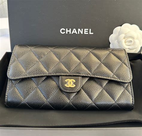 chanel long wallet review|genuine chanel wallets.